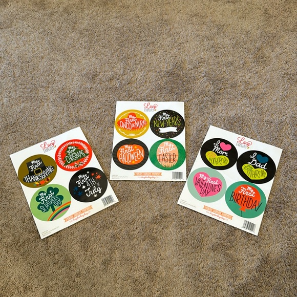New! Baby’s First Holidays Stickers - Picture 1 of 4